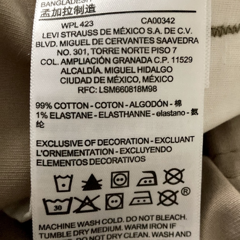 Sold 🪬 Men’s Levi’s Denizen Shorts - Picture 6 of 6